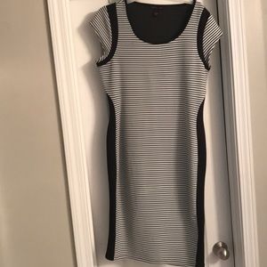 Strip Bodycon Dress
